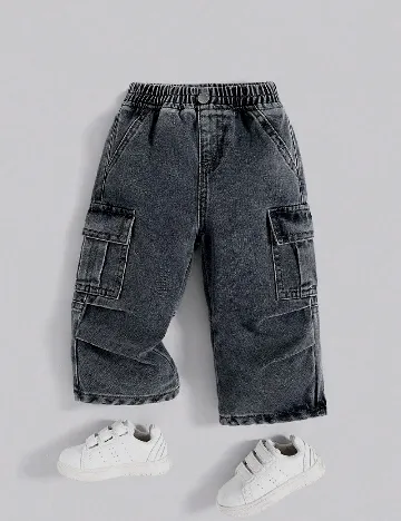 Blugi Cozy Pixies, gri inchis