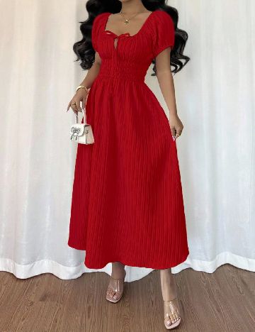 Rochie lunga SHEIN, rosu