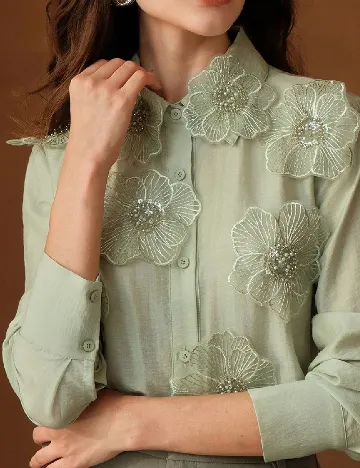 Camasa Anewsta, verde