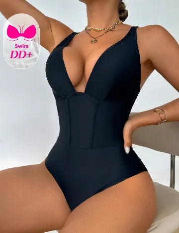 Costum de baie SHEIN, negru