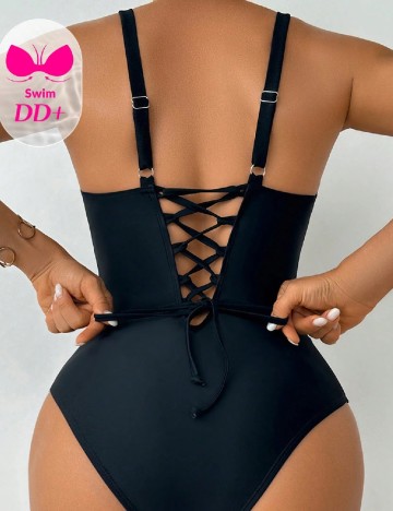 Costum de baie SHEIN, negru