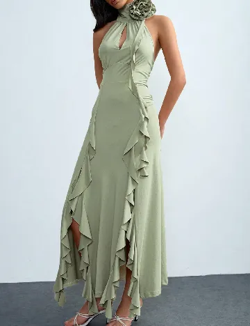 Rochie lunga SHEIN, verde