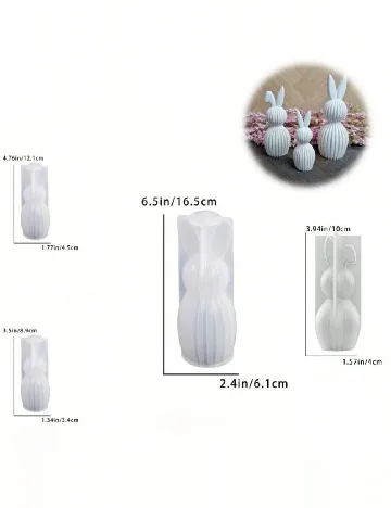 Set forme de silicon 4 bucati SHEIN, transparent