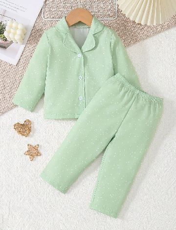 Pijama Shein Kids, verde