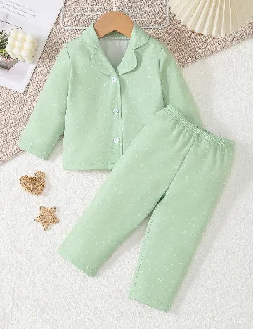 Pijama Shein Kids, verde