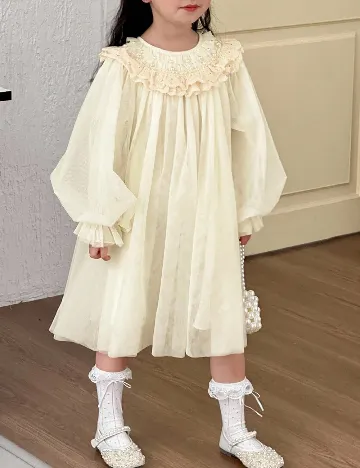 Rochie Shein Kids, ecru