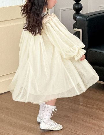 Rochie Shein Kids, ecru