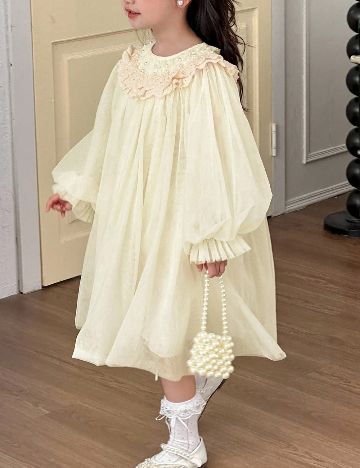 Rochie Shein Kids, ecru