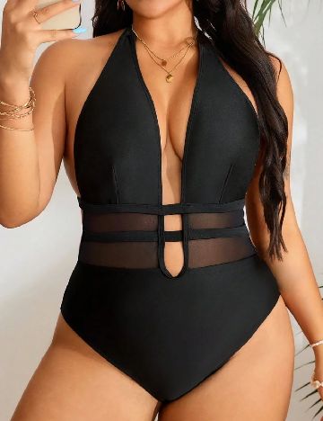 Costum de baie SHEIN, negru