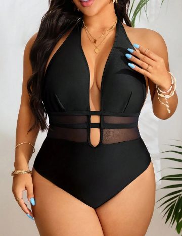 Costum de baie SHEIN, negru