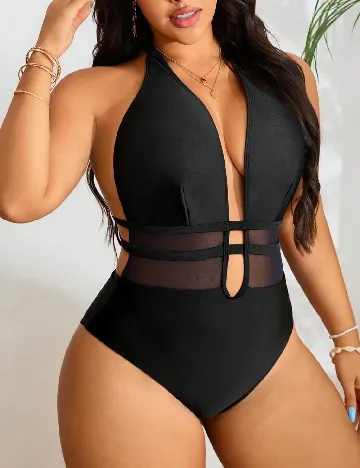 Costum de baie SHEIN, negru