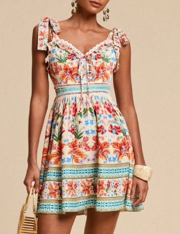 Rochie scurta SHEIN, mix culori
