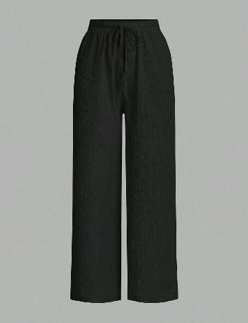 Set pantaloni 2 perechi SHEIN CURVE, bej/negru