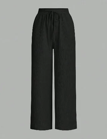 Set pantaloni 2 perechi SHEIN CURVE, bej/negru