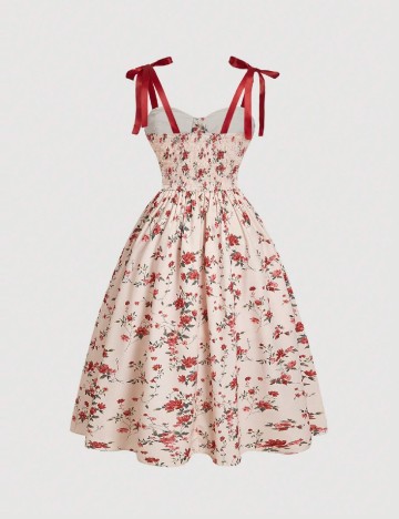 Rochie medie SHEIN CURVE, floral print