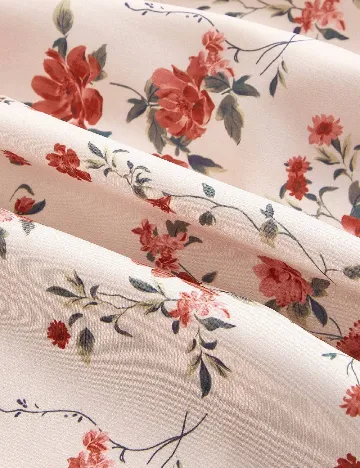 Rochie medie SHEIN CURVE, floral print