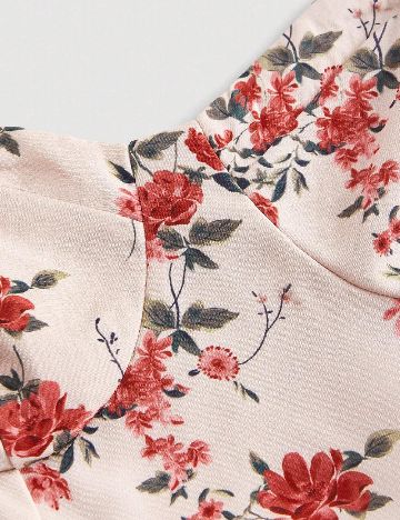 Rochie medie SHEIN CURVE, floral print