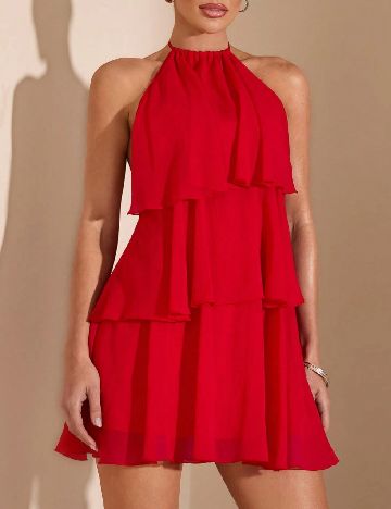 Rochie scurta SHEIN, rosu