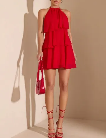 Rochie scurta SHEIN, rosu