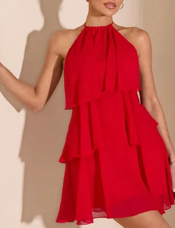 Rochie scurta SHEIN, rosu