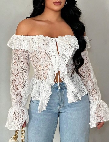 Bluza SHEIN, alb