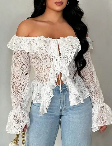 Bluza SHEIN, alb