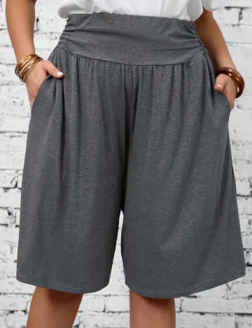 Pantaloni scurti Emery Rose Curve, gri