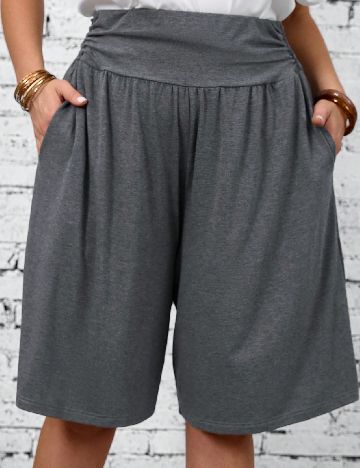 Pantaloni scurti Emery Rose Curve, gri