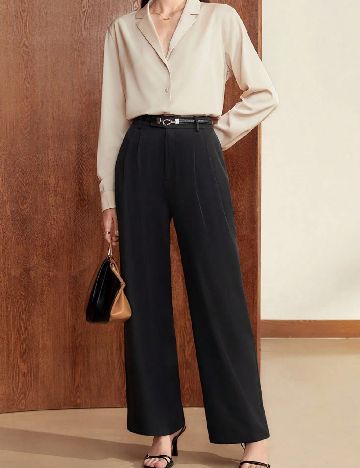 Pantaloni SHEIN, negru