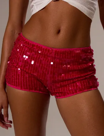 Pantaloni scurti Musera, roz