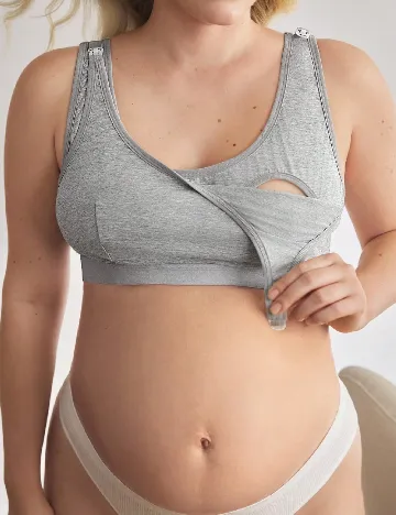 Sutien SHEIN Maternity Plus, gri