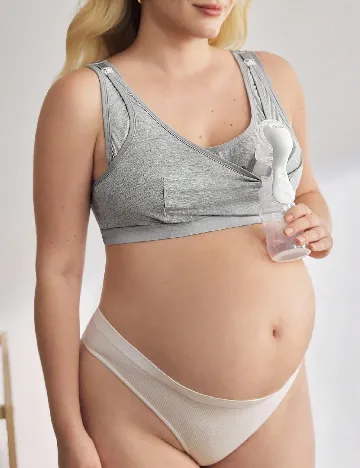 Sutien SHEIN Maternity Plus, gri