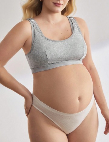 Sutien SHEIN Maternity Plus, gri