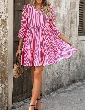 Rochie scurta SHEIN, roz
