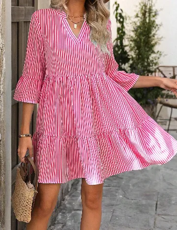 Rochie scurta SHEIN, roz
