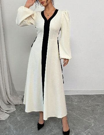 Rochie lunga SHEIN, ecru