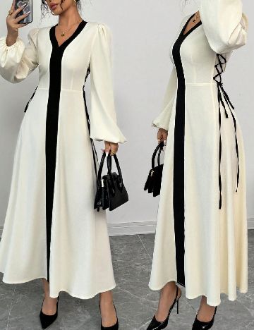 Rochie lunga SHEIN, ecru