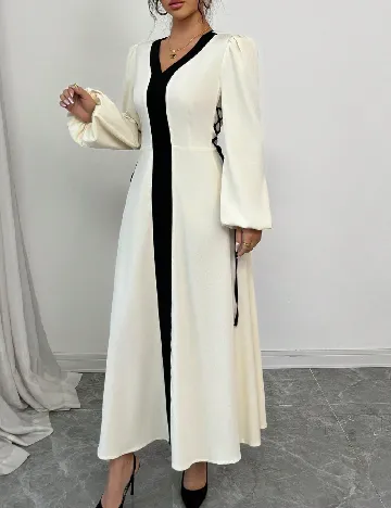 Rochie lunga SHEIN, ecru