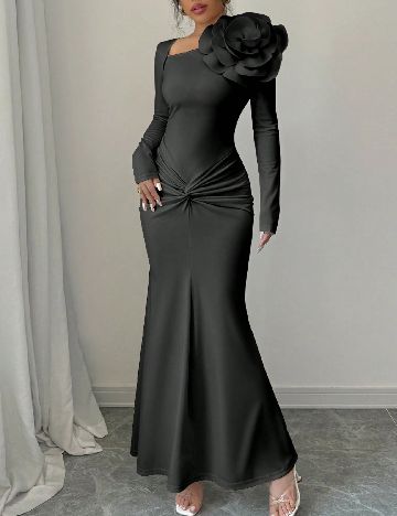 Rochie lunga SHEIN, negru