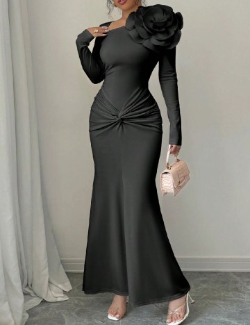 Rochie lunga SHEIN, negru