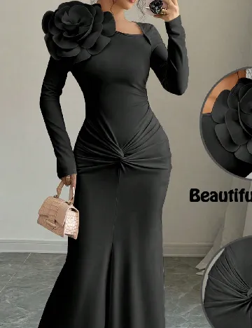 Rochie lunga SHEIN, negru