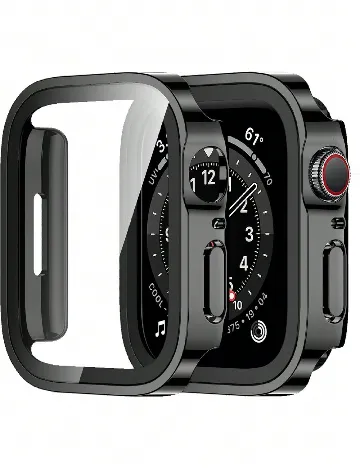 Husa Ceas Apple Seria 8/7, 45 mm SHEIN, negru