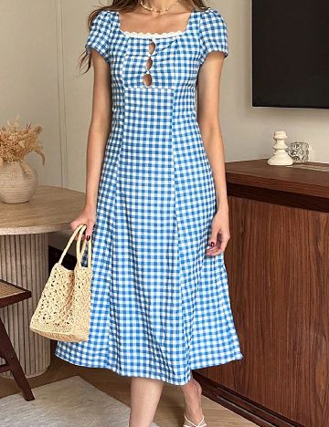 Rochie medie SHEIN, albastru