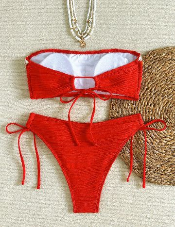 Costum de baie SHEIN, rosu