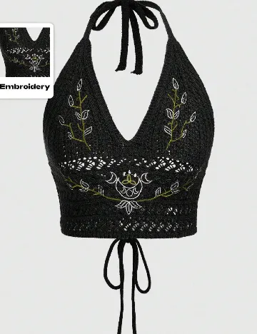Top Romwe, negru