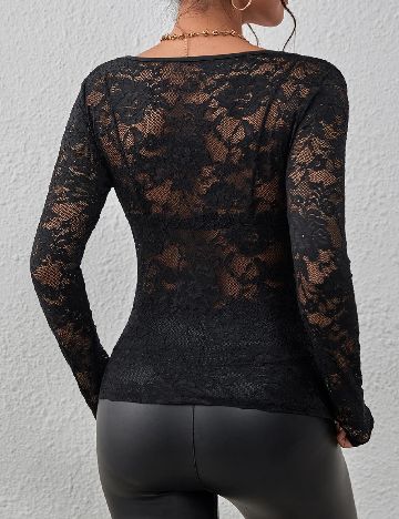 Bluza SHEIN CURVE, negru