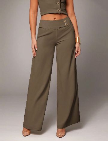 Pantaloni SHEIN, kaki