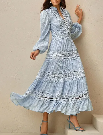 Rochie medie Anewsta, albastru