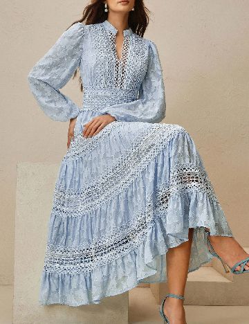 Rochie medie Anewsta, albastru