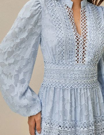 Rochie medie Anewsta, albastru